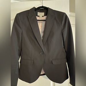 H&M single button black blazer